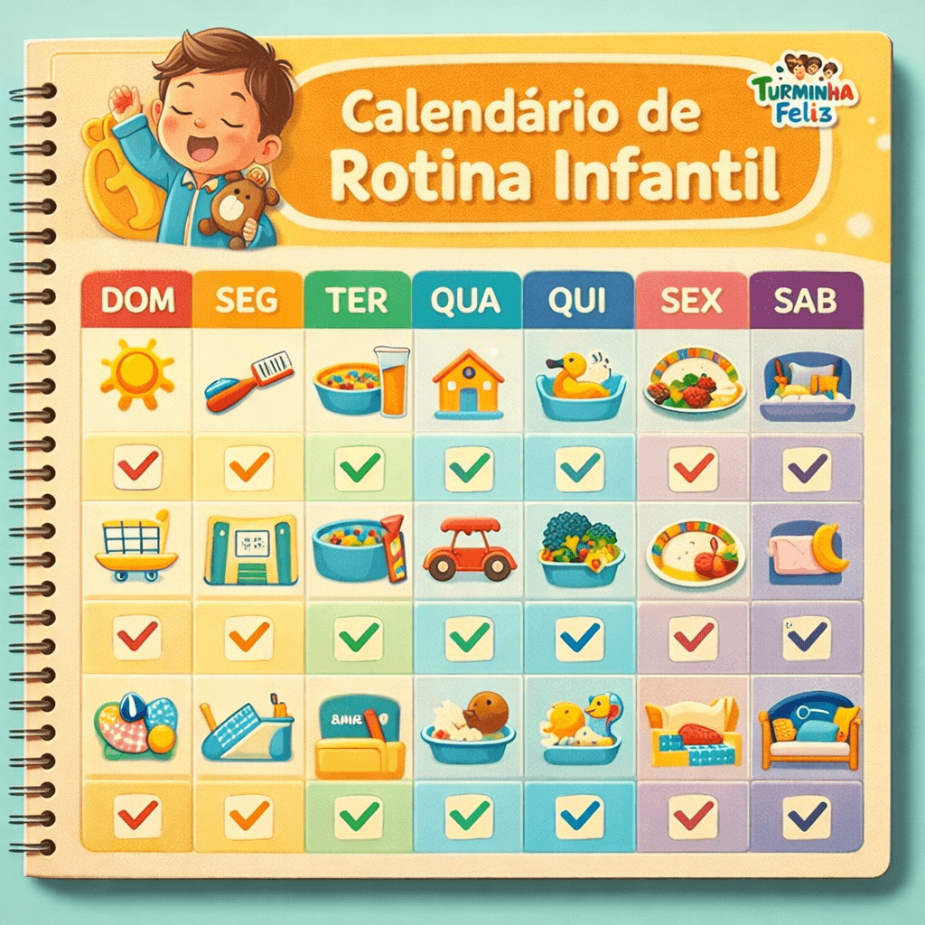 Calendário de Rotina Infantil